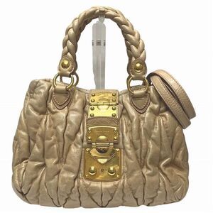 Pre Loved miu miu Women brown | beige Shoulder Bags